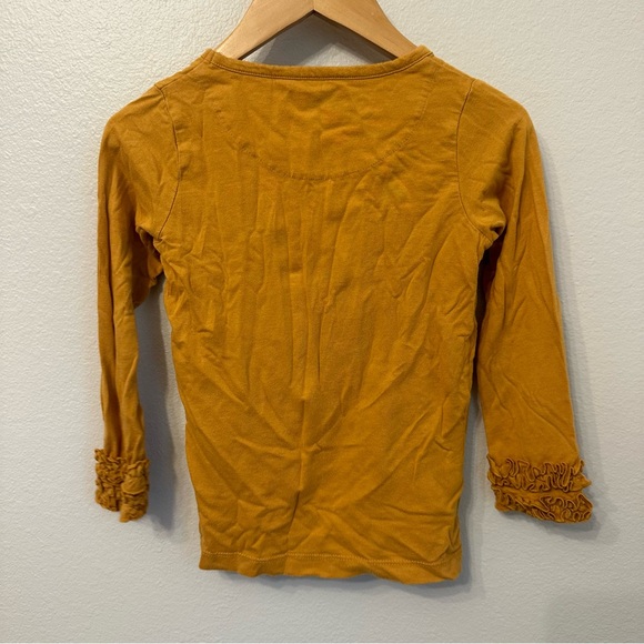 Ruffle Butts Kids Golden Long Sleeve Tee - Picture 3 of 3